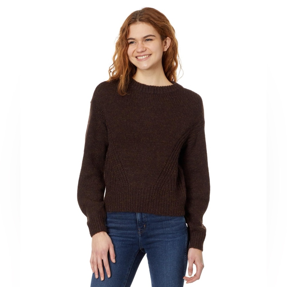 Madewell Brown Crew Neck Sweater